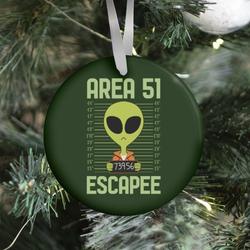 Movie Music Area 51 Escapee Ornament Perfect And Unique Gifts For Family On Christmas Holiday