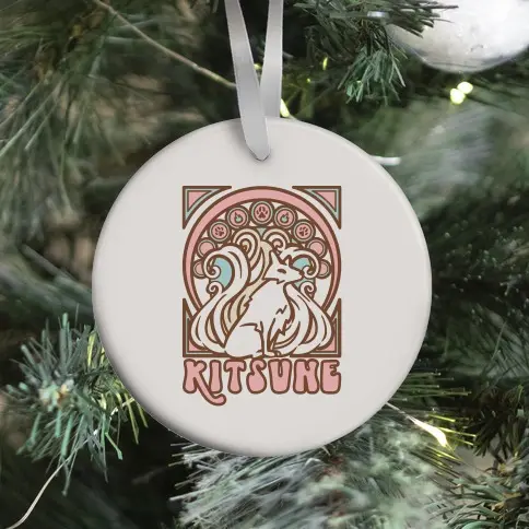 Movie Music Art Nouveau Kitsune Ornament Perfect And Unique Gifts For Family On Christmas Holiday
