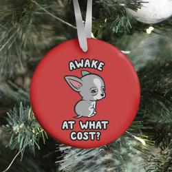 Awake At What Cost? (red) Ornament Perfect And Unique Gifts For Family On Christmas Holiday