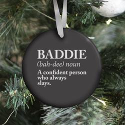 Movie Music Baddie Definition Ornament Perfect And Unique Gifts For Family On Christmas Holiday