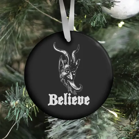 Movie Music Believe In Krampus Ornament Perfect And Unique Gifts For Family On Christmas Holiday
