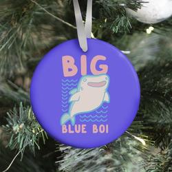 Big Blue Boi - Whale Shark Ornament Perfect And Unique Gifts For Family On Christmas Holiday