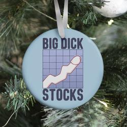 Movie Music Big Dick Stocks Ornament Perfect And Unique Gifts For Family On Christmas Holiday