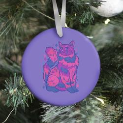 Movie Music Bisexual Pride Cat Ornament Perfect And Unique Gifts For Family On Christmas Holiday