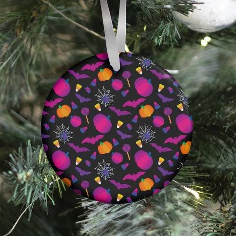 Bisexual Pride Halloween Pattern Ornament Perfect And Unique Gifts For Family On Christmas Holiday