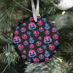 Bisexual Pride Jack-o'-Lanterns Pattern Ornament Perfect And Unique Gifts For Family On Christmas