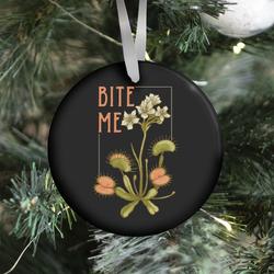 Movie Music Bite Me Venus Flytrap Ornament Perfect And Unique Gifts For Family On Christmas Holiday