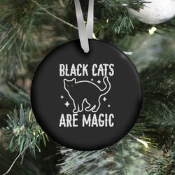 Movie Music Black Cats Are Magic Ornament Perfect And Unique Gifts For Family On Christmas Holiday