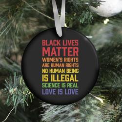 Movie Music Black Lives Matter List Ornament Perfect And Unique Gifts For Family On Christmas Holiday