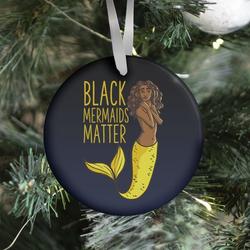 Movie Music Black Mermaids Matter Ornament Perfect And Unique Gifts For Family On Christmas Holiday