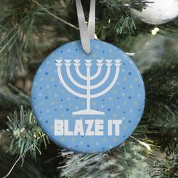 Movie Music Blaze It Menorah Ornament Perfect And Unique Gifts For Family On Christmas Holiday