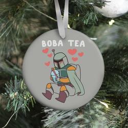 Movie Music Boba Fett Tea Ornament Perfect And Unique Gifts For Family On Christmas Holiday