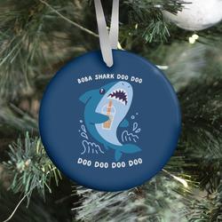 Movie Music Boba Shark Ornament Perfect And Unique Gifts For Family On Christmas Holiday Birthday