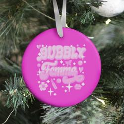 Movie Music Bubbly Femme Ornament Perfect And Unique Gifts For Family On Christmas Holiday