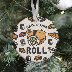 Movie Music California Cat Roll Ornament Perfect And Unique Gifts For Family On Christmas Holiday