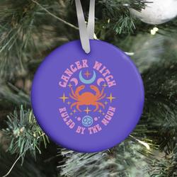 Cancer Witch Ruled By The Moon Ornament Perfect And Unique Gifts For Family On Christmas Holiday