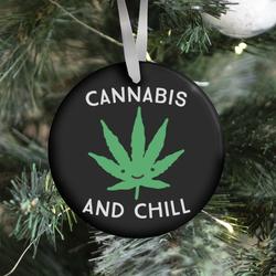 Movie Music Cannabis And Chill Ornament Perfect And Unique Gifts For Family On Christmas Holiday