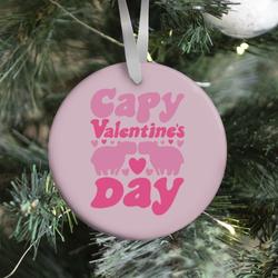 Capy Valentine's Day Capybara Parody Ornament Perfect And Unique Gifts For Family On Christmas