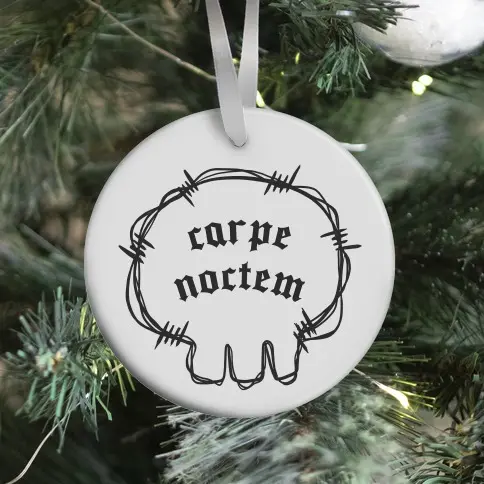 Movie Music Carpe Noctem (white) Ornament Perfect And Unique Gifts For Family On Christmas Holiday