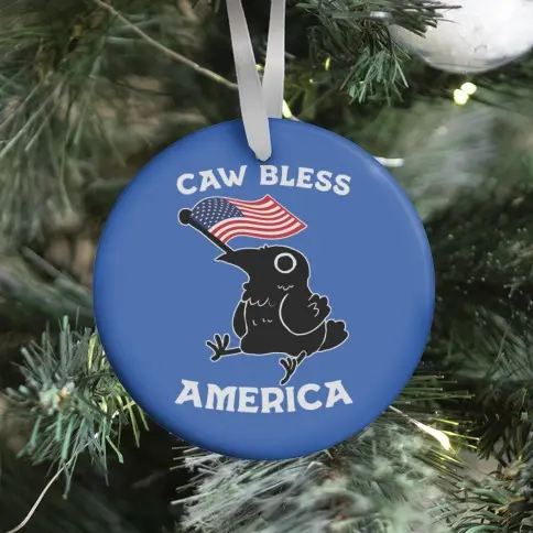 Movie Music Caw Bless America Ornament Perfect And Unique Gifts For Family On Christmas Holiday