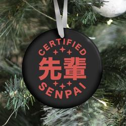 Movie Music Certified Senpai Ornament Perfect And Unique Gifts For Family On Christmas Holiday