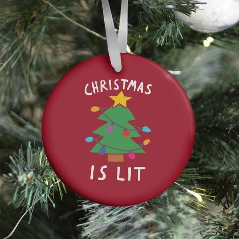 Movie Music Christmas Is Lit Ornament Perfect And Unique Gifts For Family On Christmas Holiday