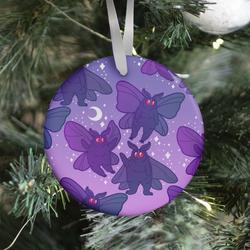 Chubby Mothman Nighttime Pattern Ornament Perfect And Unique Gifts For Family On Christmas Holiday