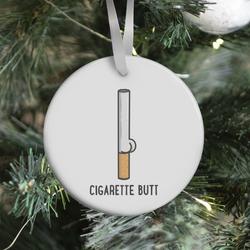 Movie Music Cigarette Butt Ornament Perfect And Unique Gifts For Family On Christmas Holiday