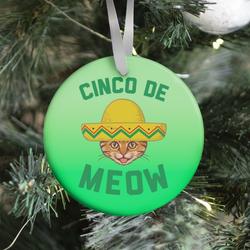 Movie Music Cinco De Meow Ornament Perfect And Unique Gifts For Family On Christmas Holiday