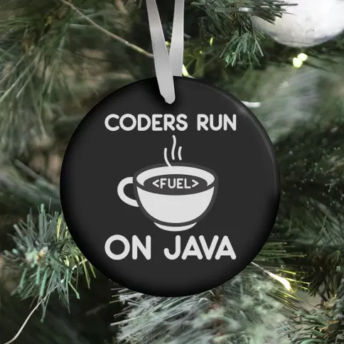 Movie Music Coders Run On Java Ornament Perfect And Unique Gifts For Family On Christmas Holiday