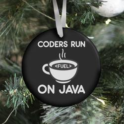 Movie Music Coders Run On Java Ornament Perfect And Unique Gifts For Family On Christmas Holiday