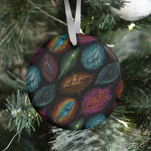 Movie Music Cosmic Vulva Pattern Ornament Perfect And Unique Gifts For Family On Christmas Holiday
