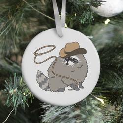 Movie Music Cowboy Raccoon Lasso Ornament Perfect And Unique Gifts For Family On Christmas Holiday