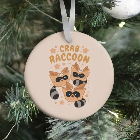 Movie Music Crab Raccoon Ornament Perfect And Unique Gifts For Family On Christmas Holiday