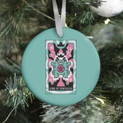 Creepy Cute Tarot: King of Pentacles Ornament Perfect And Unique Gifts For Family On Christmas