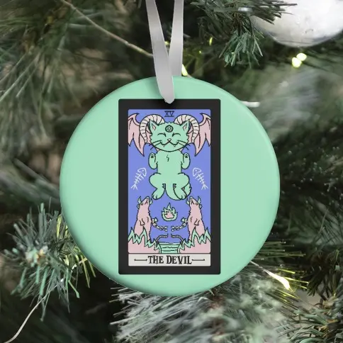 Creepy Cute Tarot: The Devil Ornament Perfect And Unique Gifts For Family On Christmas Holiday