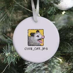Cute_Cat.Jpg Screaming Pixelated Possum Ornament Perfect And Unique Gifts For Family On Christmas