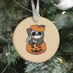 Cute Halloween Grim Reaper Ornament Perfect And Unique Gifts For Family On Christmas Holiday