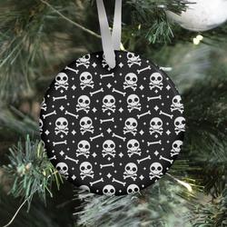 Cute Skull N' Bones Pattern (Black) Ornament Perfect And Unique Gifts For Family On Christmas