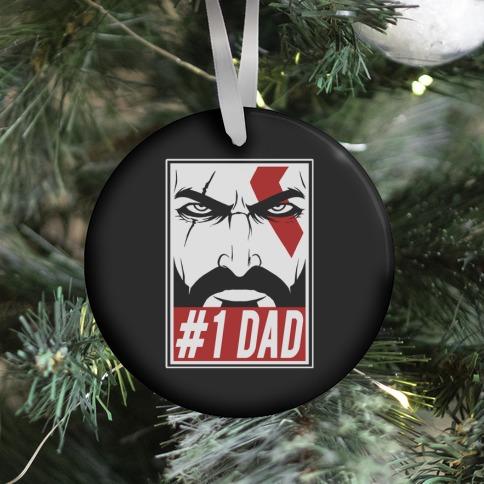 Movie Music #1 Dad: Kratos Ornament Perfect And Unique Gifts For Family On Christmas Holiday