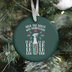 Deck The Halls With Disinfectant Falala Ornament Perfect And Unique Gifts For Family On Christmas