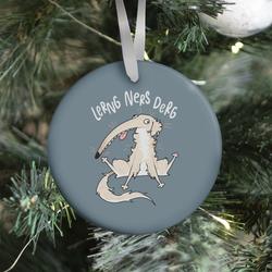 Derpy Dog Borzoi Lerng Ners Derg Ornament Perfect And Unique Gifts For Family On Christmas Holiday