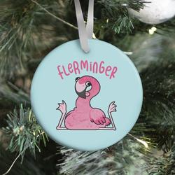 Derpy Flamingo Flerminger Ornament Perfect And Unique Gifts For Family On Christmas Holiday