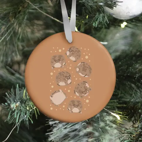 Desert Rain Frog Pattern Ornament Perfect And Unique Gifts For Family On Christmas Holiday