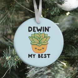Movie Music Dewin' My Best Ornament Perfect And Unique Gifts For Family On Christmas Holiday