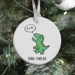 Movie Music Dino-swear Ornament Perfect And Unique Gifts For Family On Christmas Holiday Birthday
