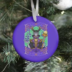 DND princesses: Tiefling Maleficent Ornament Perfect And Unique Gifts For Family On Christmas