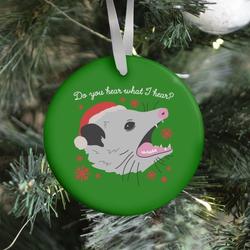 Do You Hear What I Hear? Screaming Opossum Ornament Perfect And Unique Gifts For Family On Christmas