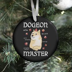 Movie Music Dogeon Master Doge DM Ornament Perfect And Unique Gifts For Family On Christmas Holiday