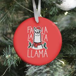 Movie Music Falalala Llama Ornament Perfect And Unique Gifts For Family On Christmas Holiday